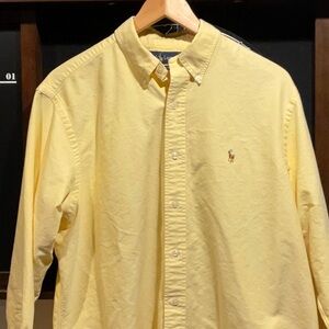 Polo by Ralph Lauren Yellow Casual Button Down Shirt